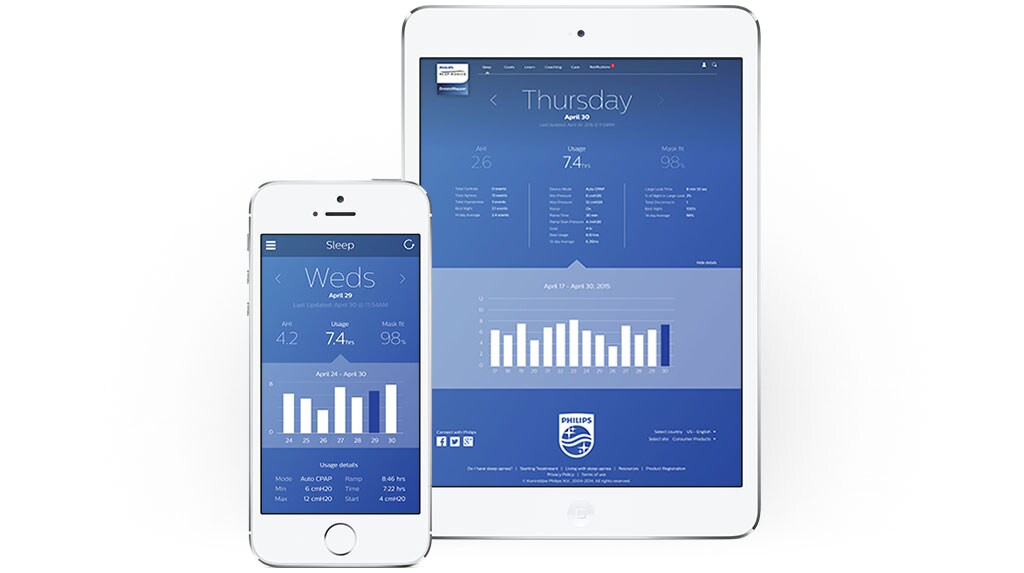 DreamMapper app for iPhone and Android Philips