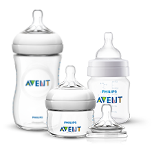 Range of Philips Avent Bottle Natural with Nipples