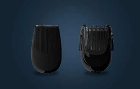 A beard styler, a precision trimmer or a cleansing brush