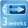 3-week battery life