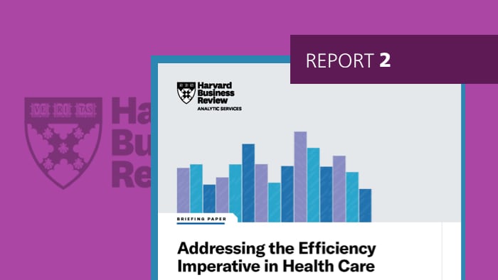 HBR report Addressing the Efficiency Imperative in Health Care   