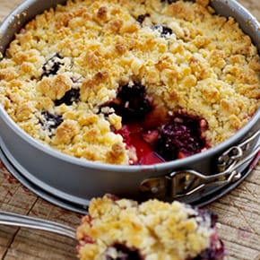 Airfryer Recipes Philips Apricot Blackberry Crumble