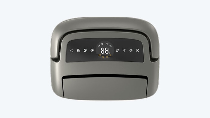 Digital display of the Series 5000 air dehumidifier