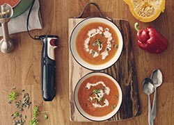 Philips Hand Blender used to create pumpkin soup