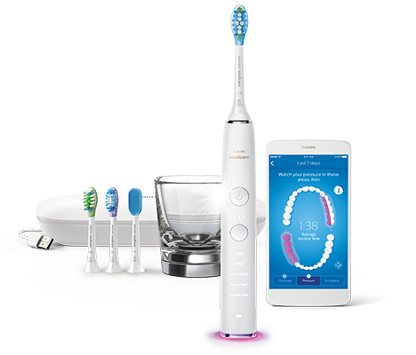 using sonic toothbrush
