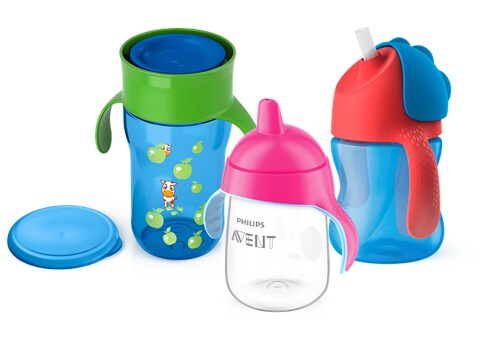 Leak proof sippy cups Philips Avent