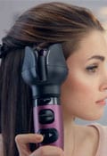 Step 3: Guide to use Philips automatic hair styler or curler