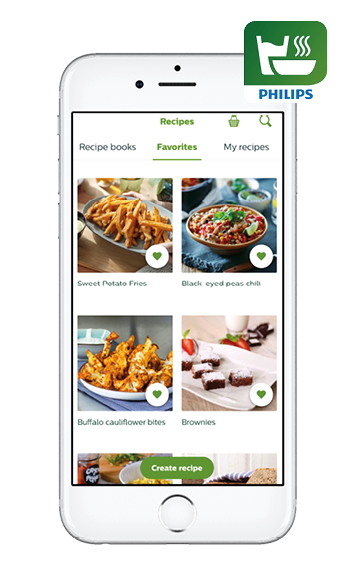 Philips NutriU recipes app