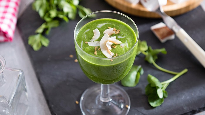 Green Bell Pepper with Celery and Basil