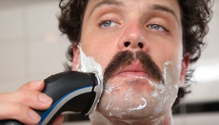 Handlebar mustache video