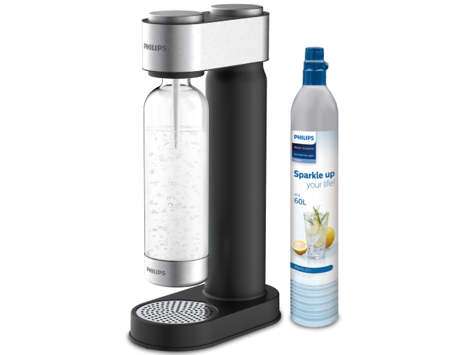 Micro X-Clean filtration Sparkling Water Station, Hot & Cold ADD5962BK/79