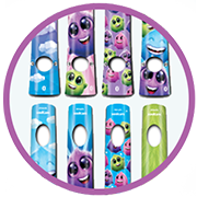 Philips Sonicare for Kids electric toothbrushes, 1 brush head & 10 sticker